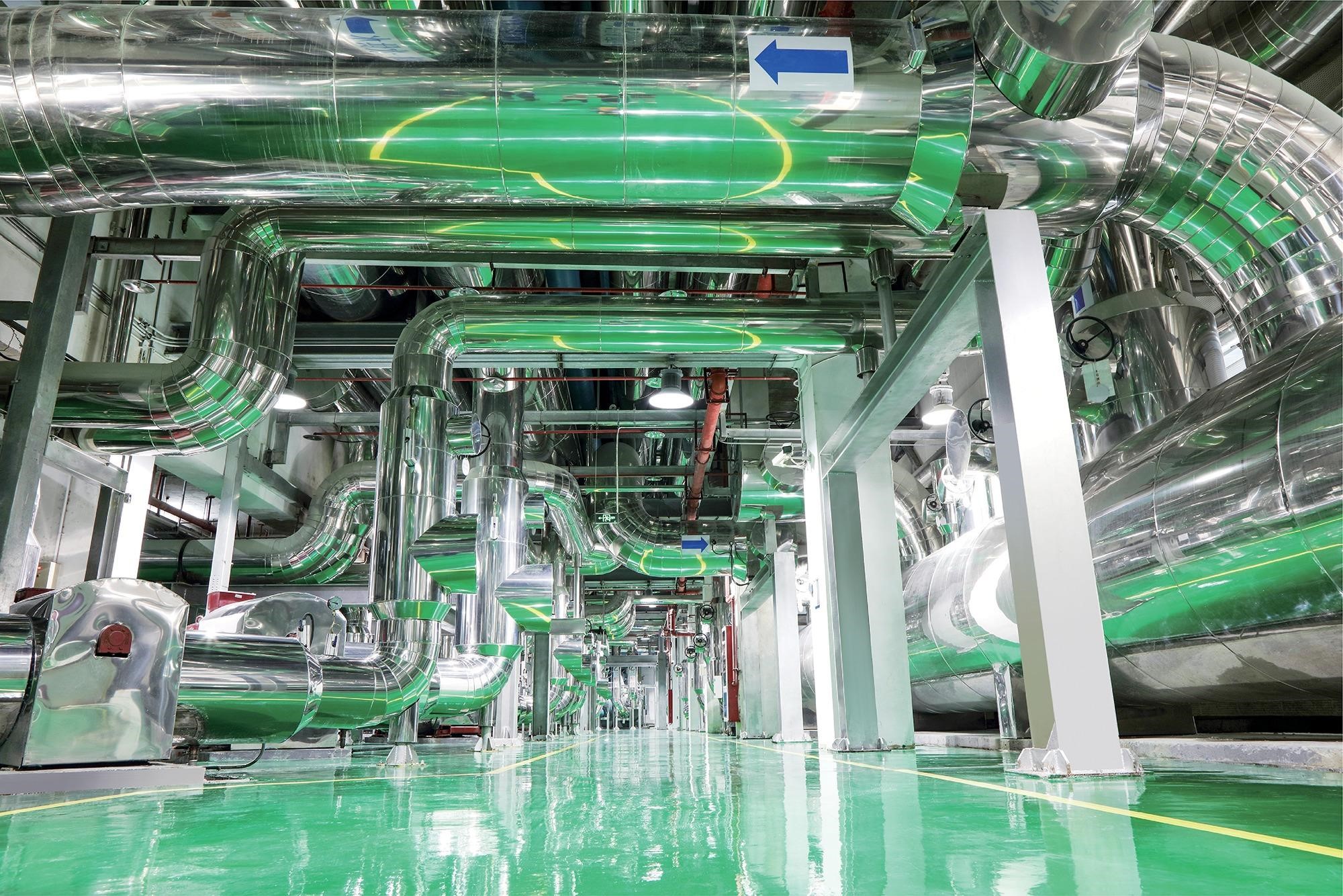 he No 2 cooling plant in Qianhai, Shenzhen, operated by the Shenzhen Qianhai Energy Technology Development Co, is part of the district's underground centralized cooling system.